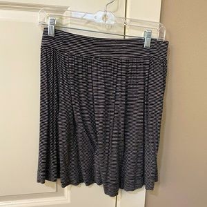 Black and white striped skirt, perfect condition!